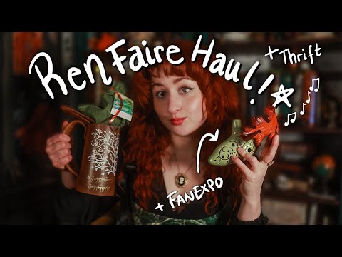 ✨ Everything I Bought At the Colorado Renaissance Festival & FanExpo + Some Thrift Finds! #haul