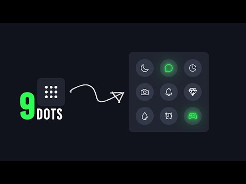 CSS 9 Dots Menu | Html CSS Icon Hover Effects @OnlineTutorialsYT