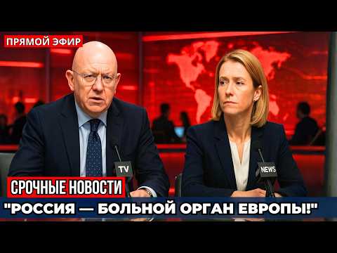 СКАНДАЛ В ООН! Кая Каллас унизила Россию, но ответ Небензи перевернул зал!