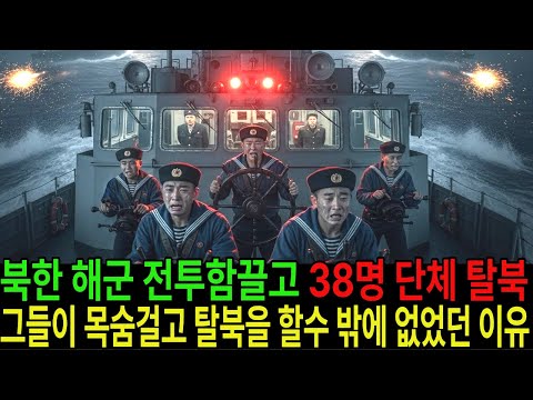 [북한탈북사연] 북한 해군 전투함끌고 38명 단체 탈북 그들이 목숨 걸고 탈북을 할 수 밖에 없었던 이유