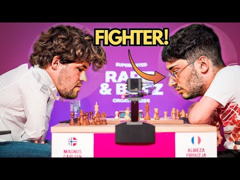 TOP FIGTHER😎 Magnus vs Alireza | Superunited Rapid 2025