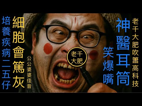 《高科技雞棚》／社企老千大肥黃國聰推廣「神醫耳筒」，￼話可以令壞細胞變好，￼嚴重誤導市民／￼只有冇腦白癡嘅老闆，先會搵毫無誠信嘅老千做推廣，自毁招牌。