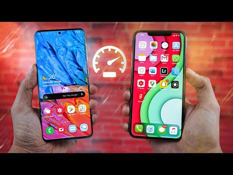 Samsung Galaxy S20 Plus vs iPhone 11 Pro Max - Speed Test!