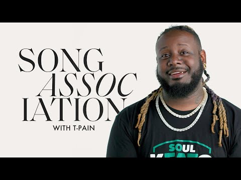 T-Pain Raps 50 Cent, Nelly and Sings Rihanna in a Game of Song Association | ELLE