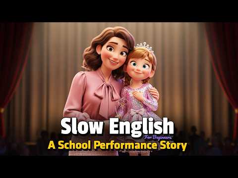 A Mother and Daughter’s School Story | Easy English Listening Story (A2 Level) – The Starlight Dress
