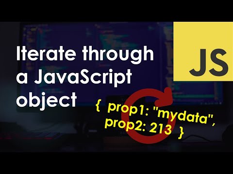 How to iterate through a JavaScript object literal