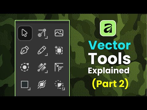 Learn All Vector Tools in Affinity Step by Step (PART 2)
