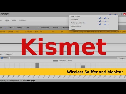 تحليل الشبكات وكشف محاولات الهجوم على الشبكات اللاسلكية عن طريق اداة  Kismet