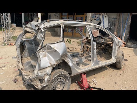 TOTAL Loss SCRAP  Toyota Fielder Car Fully Restoration & Repairing The Amazing Projects 