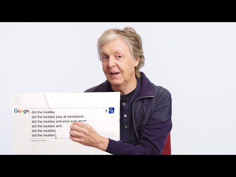 Paul McCartney Answers the Web's Most Searched Questions | WIRED