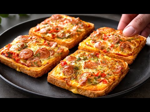 You've never had such a delicious breakfast before – egg toast straight from the oven in 5 minutes!