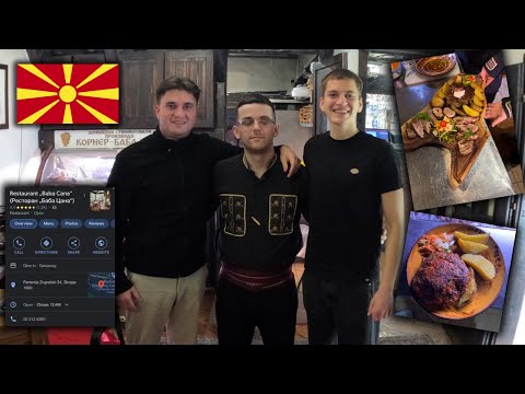 Inside a Traditional North Macedonian Restaurant 🇲🇰 Best Food In The Balkan?