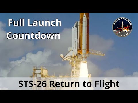 Full Launch Countdown of STS-26 | Space Shuttle Return to Flight Mission