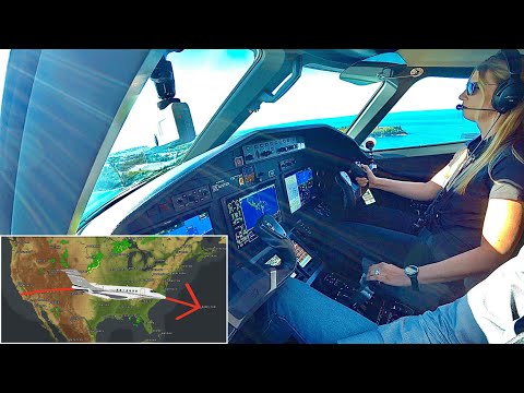 California to Bermuda! In A Private Jet! Oceanic Operations and ATC Shoutout! 