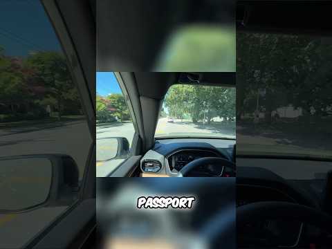 Honda Passport TrailSport handles & rides better than body-on-frame SUVs