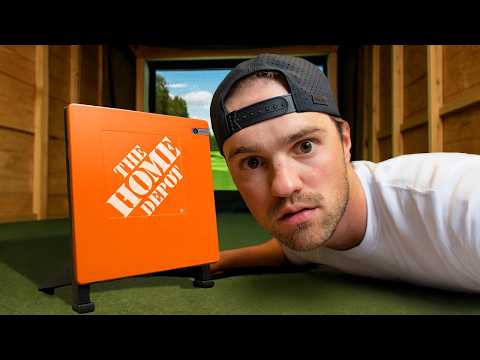 I Built a Golf Simulator With Only Home Depot Items