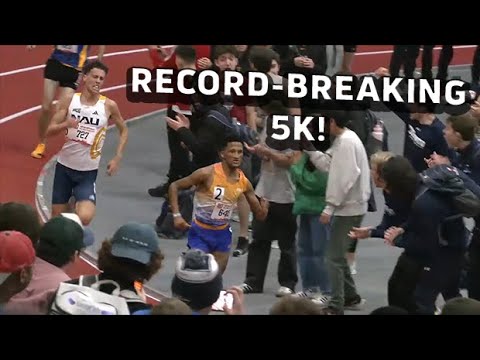 Nico Young Drops 12:57.14 NCAA 5k Record, Adrian Wildschutt Wins In 12:56.76 At BU Terrier Classic!