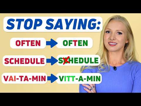 Are YOU Mispronouncing These 50 Common English Words?