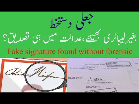 Forensic Signature Verification - Prove Signature Handwriting Seal - Forgery Detection