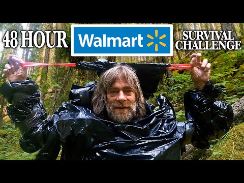 48 Hour Walmart Survival Challenge Catch & Cook