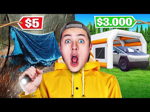 CHEAP vs EXPENSIVE Camping Challenge