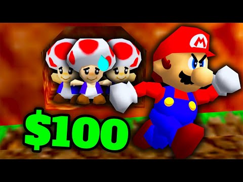 INTENSE $100 HIDE & SEEK tag with SPEEDRUNNERS! - Mario 64