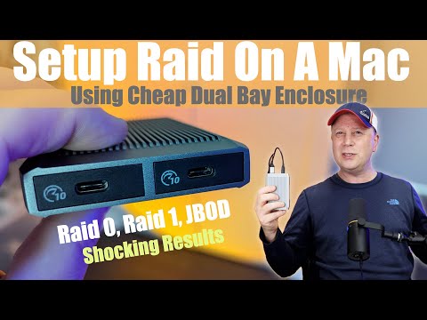 Setup Raid On a Mac Using Cheap Dual Bay M.2 SSD Enclosure - Increase Storage Speeds!