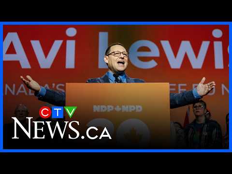 FULL: Avi Lewis' entire victory speech after winning the NDP Leadership race