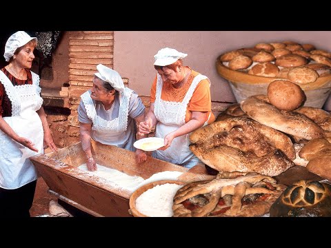 Breads and sweets kneaded as in the past, by hand and without machines. Recipes with tradition