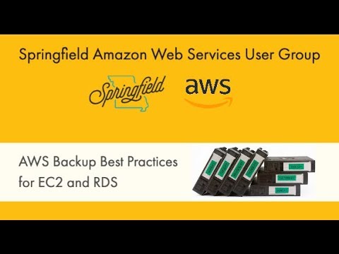 AWS Backup Best Practices for EC2 and RDS w/ Jason Klein