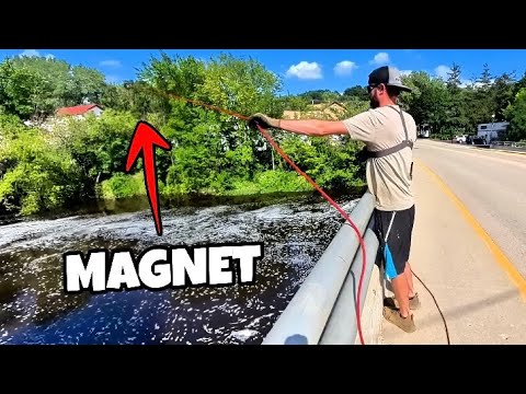 Magnet Fishing Old Town River That Hasn’t Been Disturbed Since 1845!