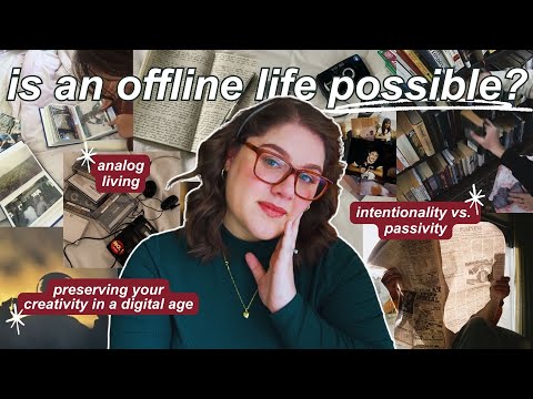 an analog life 📷 📰 ✍🏼 tips for living your best offline life & saving your creativity