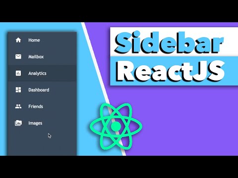 Sidebar Navigation Menu Tutorial ReactJS - Beginner Navigation Tutorial