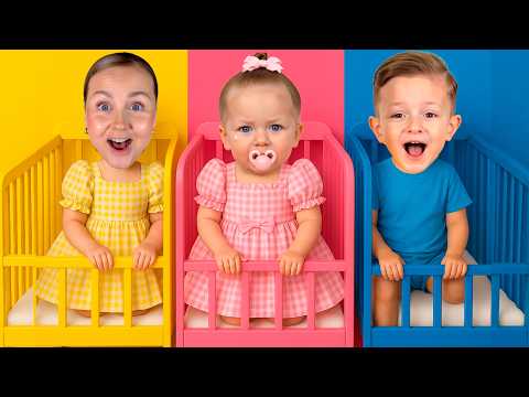 Eva & Niki 3 Color Rooms Pink Blue Yellow Magic Play Challenge