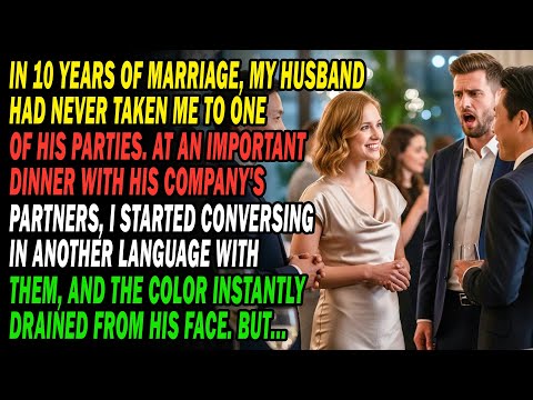 💃❌He Never Took Me To His Work Parties In 10 Years. At A Dinner With His Company Partners, I...⁉️🤫