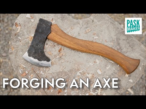 Forging a Bearded Axe - Blacksmithing Project