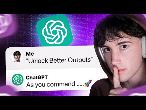 10 Secrets for BETTER ChatGPT Outputs! (Important)