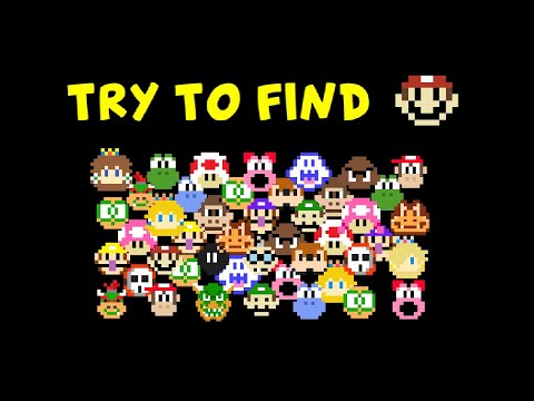 Find the Mario Character! (Minigame)