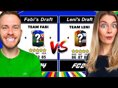 EURO 2024 FUT DRAFT BATTLE gegen meine FREUNDIN Leni! 🤩⚽️ (*endet lustig*)