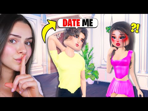 Doing DARES with MY CRUSH in Dress to Impress...