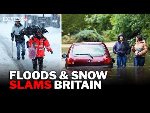 Met Office issues new weather warnings with 'substantial' flooding and snowfall hitting Britain