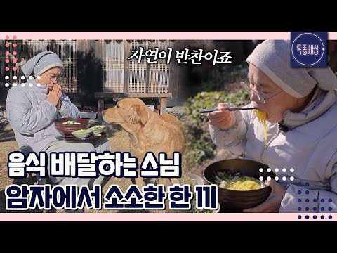 "자연이 준 선물." 동치미 국수 직접 만들어 먹고, 만둣국과 김치 나눔을 실천하며 사는 신공 스님｜특종세상 668회