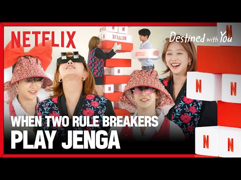 Is this even a competition anymore? | Giant Jenga with Cho Bo-ah & Rowoon | Destined With You [ENG]