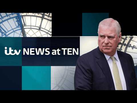 Watch ITV News at Ten live as ministers set to release documents on Andrew's role as trade envoy
