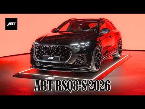Audi’s Performance Peak Redefined: The New ABT RSQ8-S! 🏎️🔥