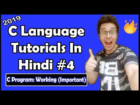 Basic Structure of C Program in Hindi: C Tutorial In Hindi #4
