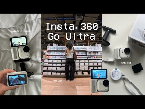 insta 360 go ultra ☁️ | best cam for shy vloggers ! ft. unboxing, test vlog, vs. osmo pocket 3