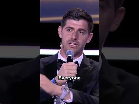 Thibaut Courtois on how his son looks up to Cristiano Ronaldo