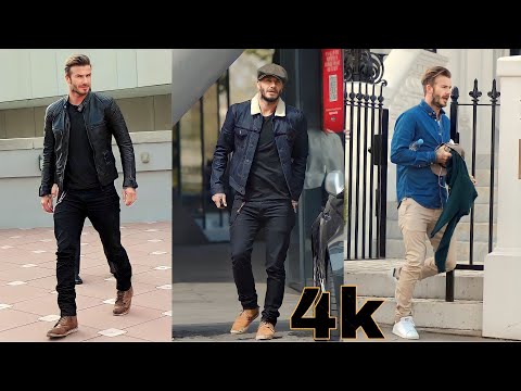 David Beckham Casual Fashion 4k