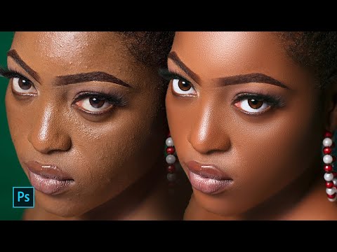 High-End Skin Retouching for Beginners | Photoshop Frequency Separation Tutorial
